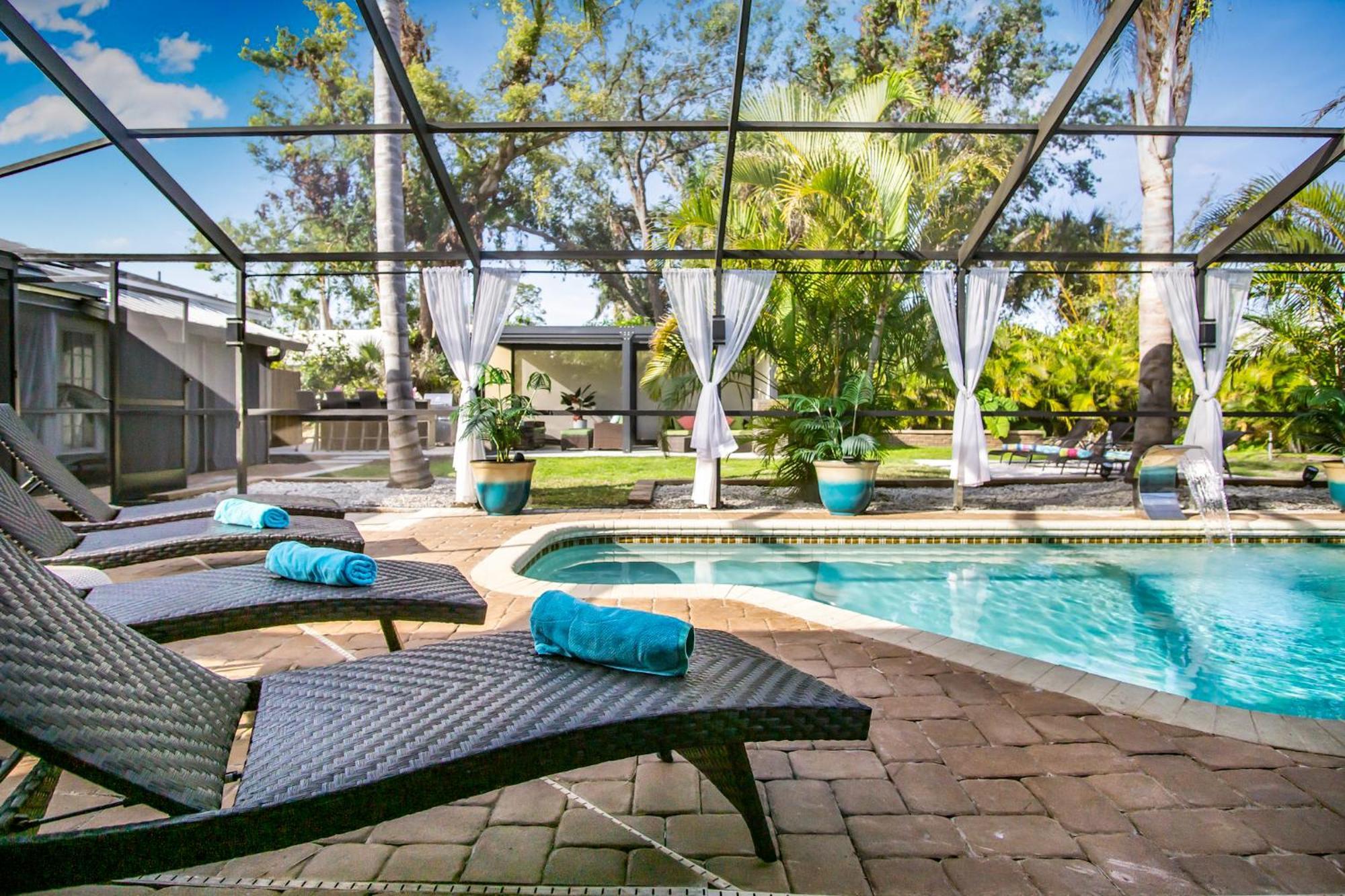 Luxury Zen Den With Heated Pool Just Off Siesta Key Apartment Sarasota Exterior photo